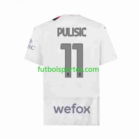Camiseta AC Milan Christian Pulisic 11 Segunda Equipación 2023/2024